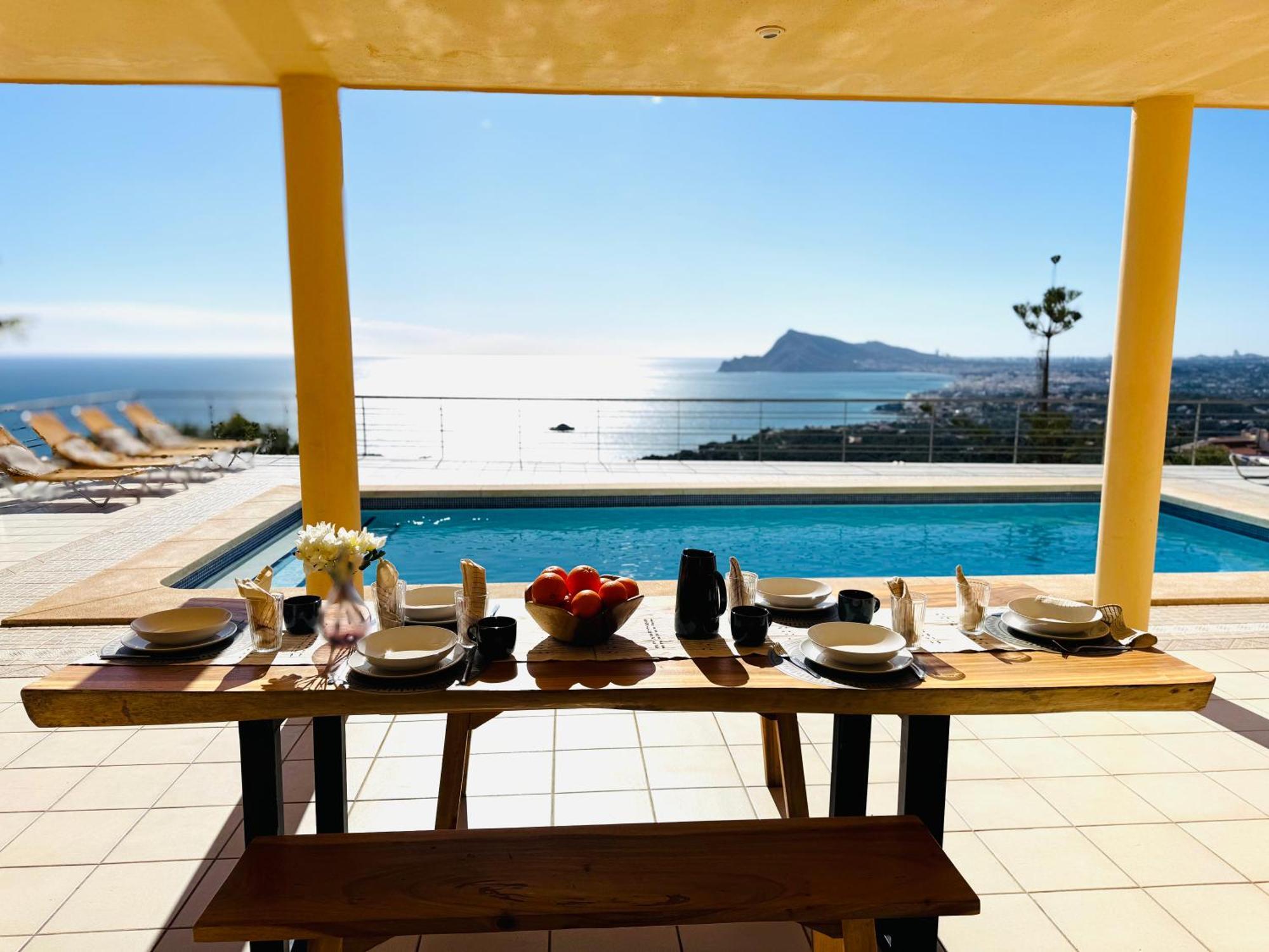 Seaview 6Br Villa With Private Pool 阿尔啼 外观 照片